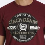 Camiseta Masculina CINCH Vinho - HBU
