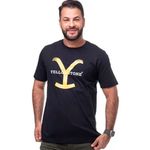 Camiseta Masculina Yellowstone - YE06 - Preta