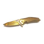 CANIVETE TACTICAL KNIFE FALCON - KS33407GD - DOURADO