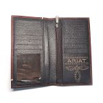 Carteira Couro Bifold Vertical Longa Ariat-A3547708-7808