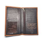 Carteira Couro Bifold Vertical Longa Ariat-A3548044