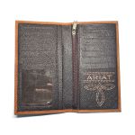 Carteira Couro Bifold Vertical Longa Ariat-A3548344