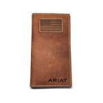 Carteira Couro Bifold Vertical Longa Ariat-A3548344