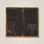 Carteira Couro Bifold Vertical Longa Ariat-A3555502