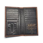Carteira Couro Bifold Vertical Longa Ariat-A3555902