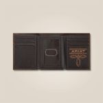 Carteira Couro Trifold Vertical Ariat-A35508282