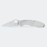 Canivete Liso Cimo Heeler 8 Roping Inox Cabo em Inox com Clip 9440/8R