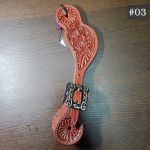 Correia de Espora Média Floral Fina Cod.#5067 - Protec Horse
