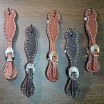 Correia de Espora Média Losangolos & Cravos Cod.#5067 - Protec Horse