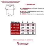 Body Cowboys Infantil Branco BDCOW - LONGHORN