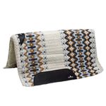 Manta Sensor Flex Wool Top Creme & Azul #CRBL - Classic Equine