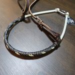 Gamarra Frente Trançada 1 Peia Café - Boots Horse