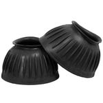 Cloche Instep Canelado Borracha com Velcro - Preto