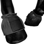 Cloche Instep Canelado Borracha com Velcro - Preto