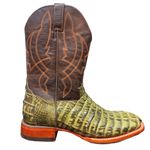 Bota Jácomo Masculina - Jacare Rabo Verde Fossil Oil Cafe 2862/SGDQLH