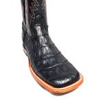 BOTA JACOMO MASCULINA JACARÉ AÇU CAUDA PRETO-3132RXDQ