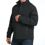 Jaqueta Masculina Concealed Carry Bonded Black Textured #MWJ1539006 - Cinch