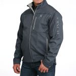 Jaqueta Masculina Concealed Carry Bonded Navy Herringbone #MWJ1537007 - Cinch