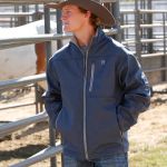 Jaqueta Masculina Concealed Carry Bonded Navy Herringbone #MWJ1537007 - Cinch