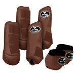 Kit Completo Boots Horse - Boleteira Dianteira/Traseira e cloche - Marrom