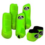 Kit Completo Boots Horse - Boleteira Dianteira/Traseira e cloche - Verde Limão