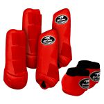 Kit Completo Boots Horse - Boleteira Dianteira/Traseira e cloche - Vermelho