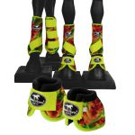 Kit Completo Boots Horse - Boleteira Dianteira/Traseira e cloche - Estampa Fusão Ácida 