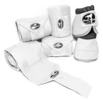 Kit Jogo de 04 Ligas com 01 Par de Cloche - Branco - Boots Horse 