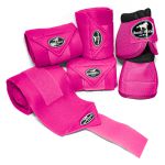 Kit Jogo de 04 Ligas com 01 Par de Cloche - Pink - Boots Horse 
