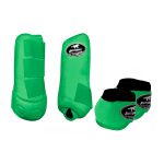 Kit Simples Boots Horse Boleteira Dianteira e Cloche - Verde água