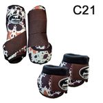 Kit Simples Boots Horse Cloche e Boleteira - Estampa C21