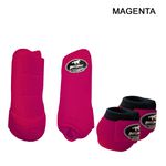 Kit Simples Boots Horse Boleteira Dianteira e Cloche - Magenta