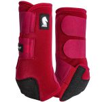 Caneleira Dianteira Legacy² Carmim #CLS102CMM - Classic Equine