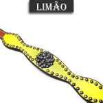 Levantador de Peiteira Couro Colorido Cravo e Flor de Strass - Master Selas