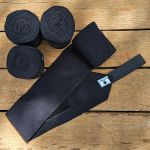Liga de Descanso Preta Classic Equine Polo Wrap #POLOW4BK