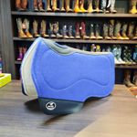 Manta Boots Horse Flex Chip Tambor Redonda Feltro - Azul Royal e Preto