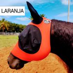 Mascara Anti-Mosquitos em Lycra Laranja - Boots Horse 