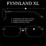 ÓCULOS BEX FYNNLAND XL - GRAY SILVER