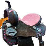 SELA FORMA PROTEC HORSE NEOPRENE CAFÉ - BORDADO UNICÓRNIO/CRAVINHO/ASSENTO ROSA/ABA RECORTADA