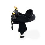 SELA OFICIAL PROTEC HORSE NEOPRENE PRETO - ABA REDONDA