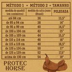 Sela Equitech Neoprene Café Mesclado - Aba Recortada