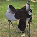 Sela Tambor Equitech Neoprene Café Aba Lisa Recortada #3670