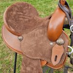 Sela Tambor Equitech Neoprene Havana Aba Lisa Redonda #3670