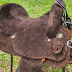 Sela Tambor Equitech Neoprene Virado Café Redonda #3670