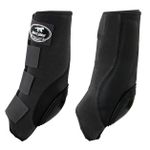 SKID BOOT BOOTS HORSE LONGO SÓLIDO - PRETO 