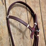 Cabeçada Boots Horse Testa 6230 LE Nó em V Com Afogador #8548