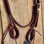 Cabeçada Boots Horse Testa 6230 LE Nó em V Com Afogador #8548