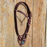 Cabeçada Boots Horse Testa 6230 LE Nó em V Com Afogador #8548