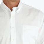 Camisa Masculina Classic Fit Western Manga Longa Branca #MT10320020 - Cinch