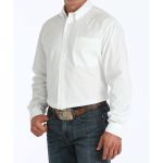 Camisa Masculina Classic Fit Western Manga Longa Branca #MT10320020 - Cinch